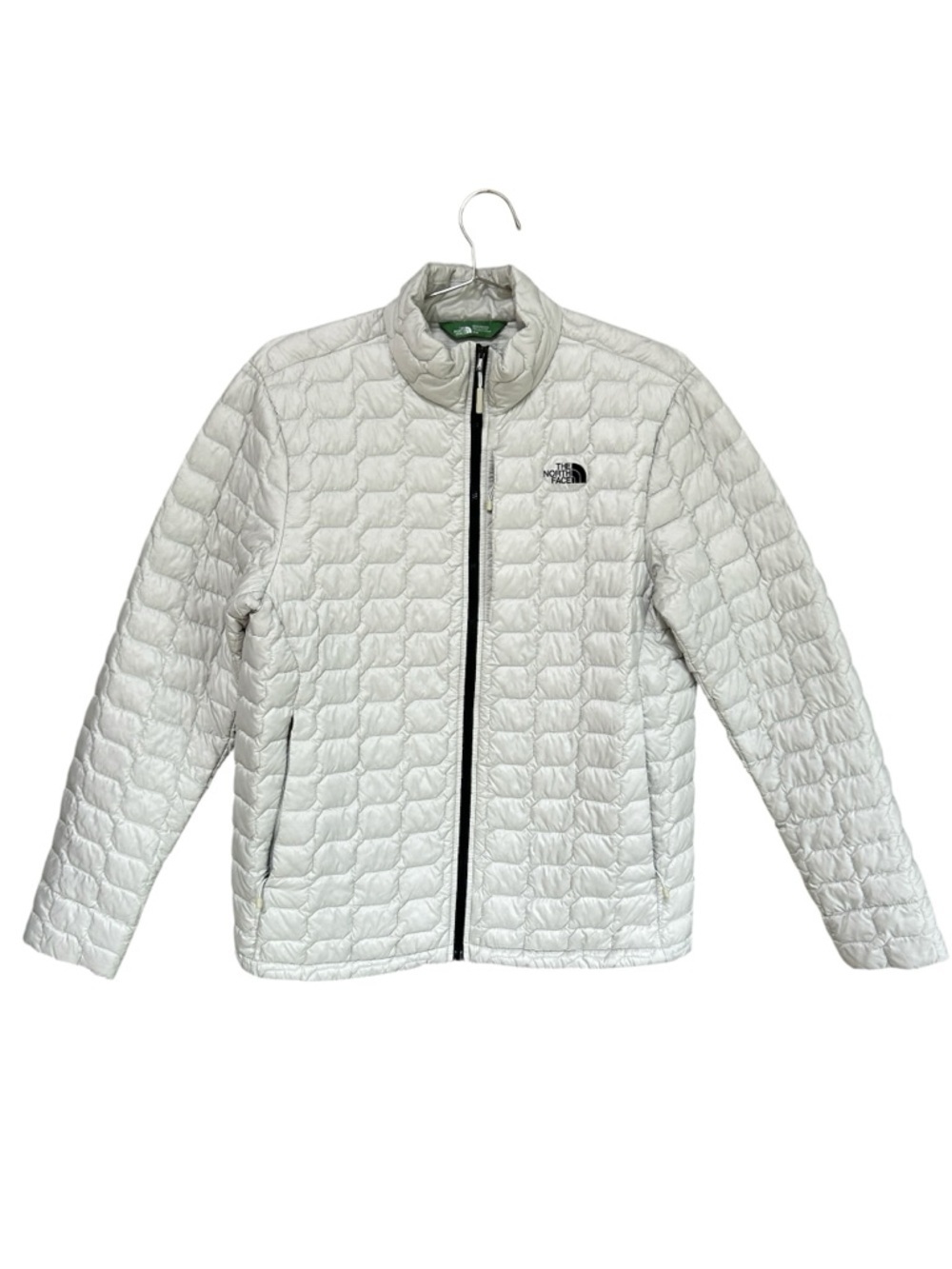 Men’s North Face Jacket ThermoBall Eco Jacket in White, Size Medium